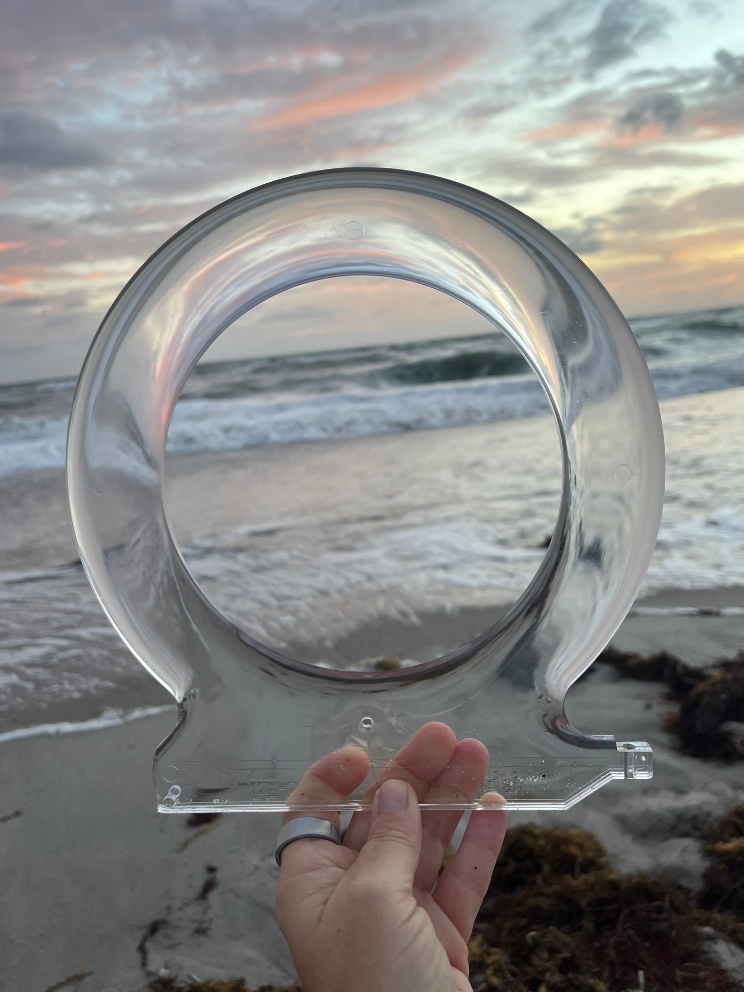 9" O-Fin in Crystal Clear